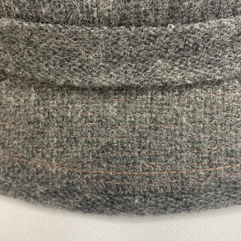 Vintage KANGOL DESIGN English Vagabond Fedora wool hat size Medium - Picture 17 of 17